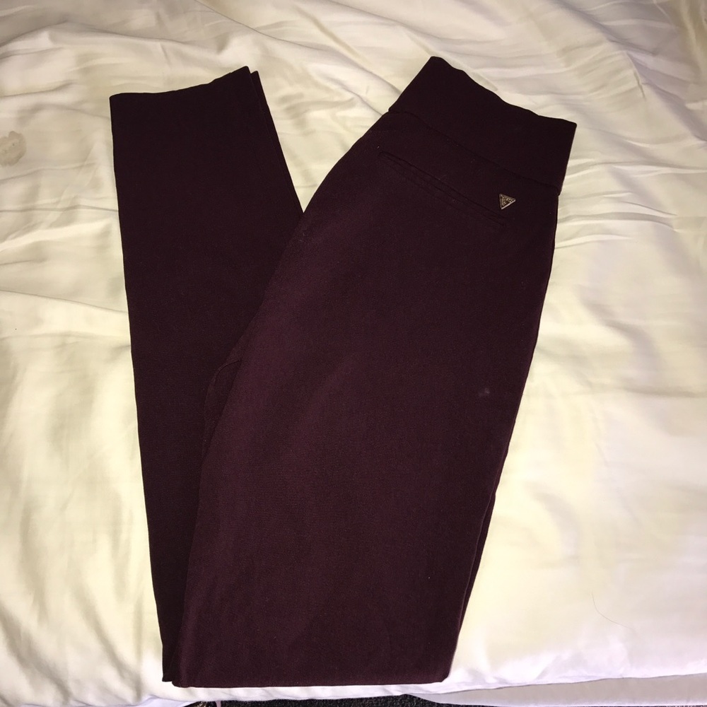Burgundy dress pants